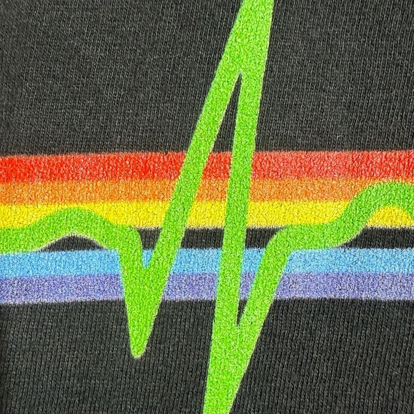 Pink Floyd Dark Side of the Moon Graphic Concert T-Shirt Black with Colors, S - Picture 6 of 6